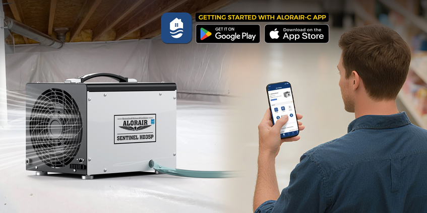 AlorAir-C APP (For Crawlspace Dehumidifier)