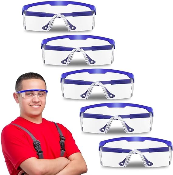 AlorAir® 5-Pack Bule Safety Goggles