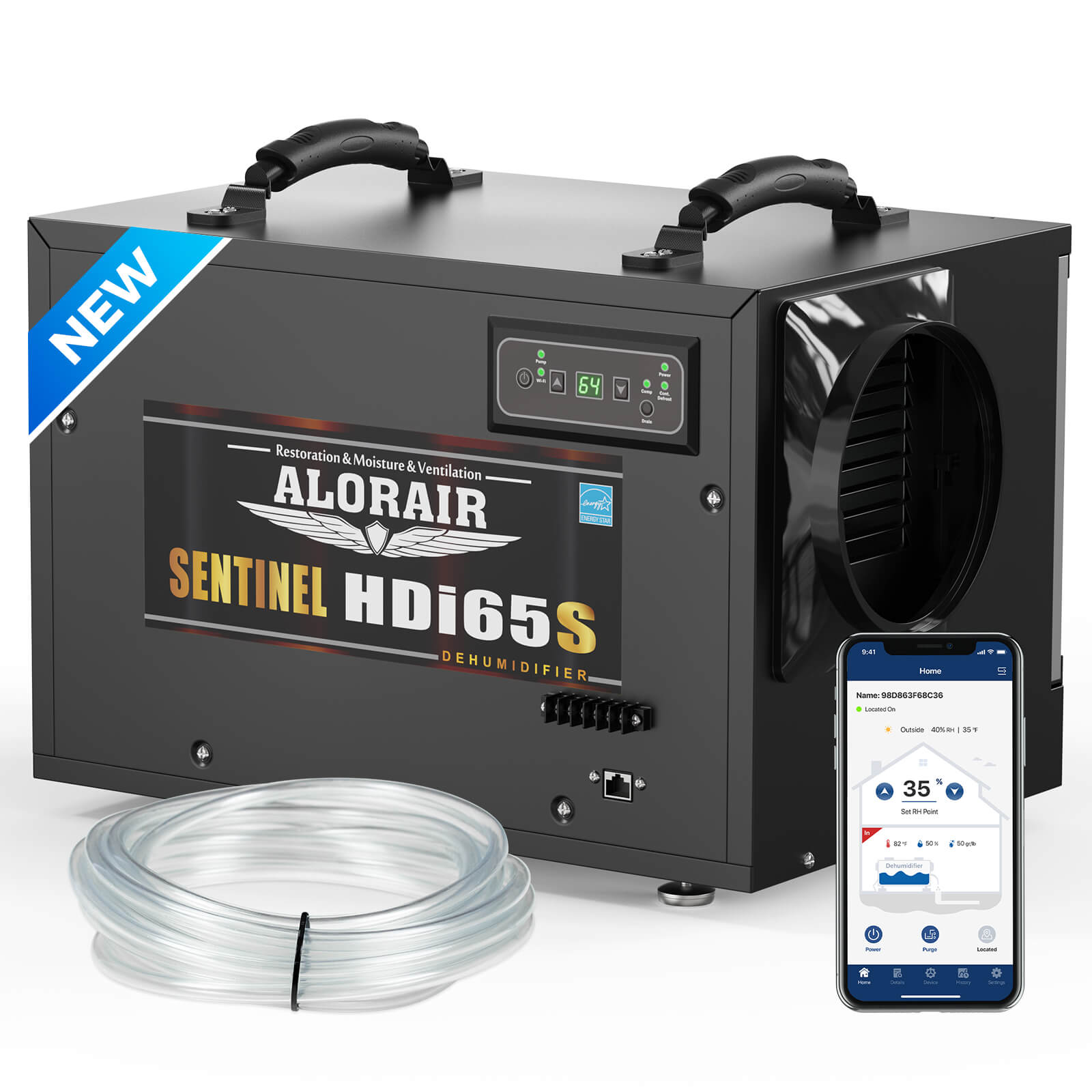 AlorAir® Sentinel HDi65S with WiFi