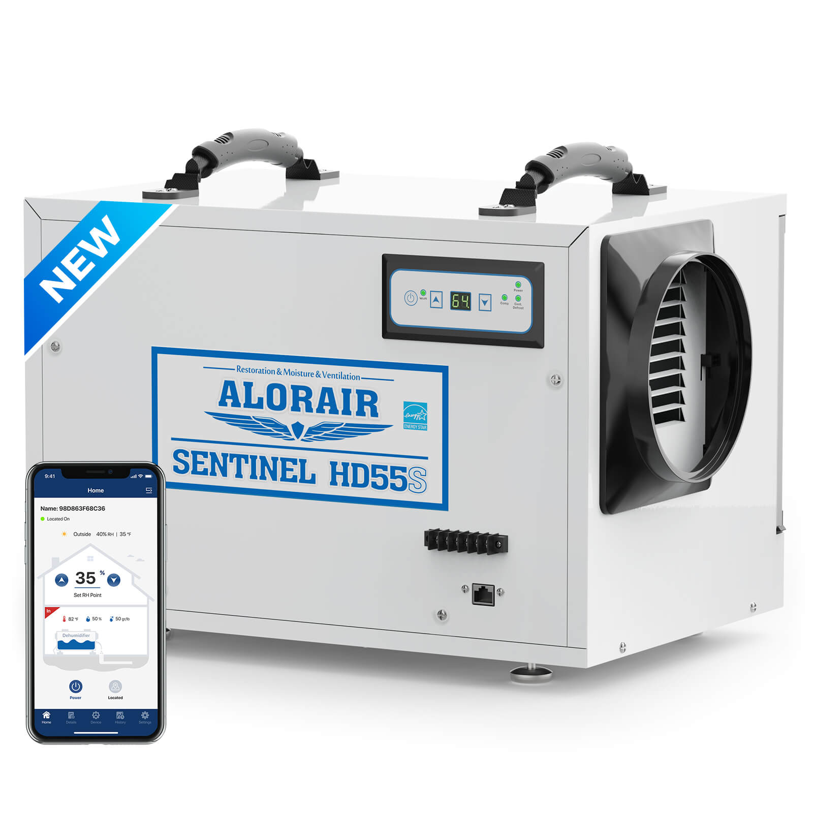 AlorAir® Sentinel HD55S with WiFi